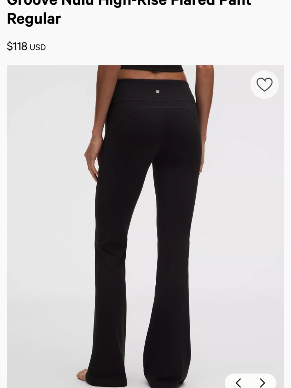 Flared lululemon pants - Picture 3 of 3